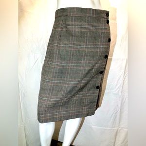 H&M Plaid Pencil Skirt